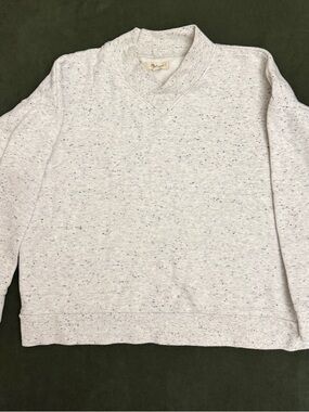 Madewell MWL Betterterry V-Neck Sweatshirt